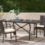 Table pour la réception Veranda, l 69,11 po x P 34,42 po, H 28,00 po, effet brun
