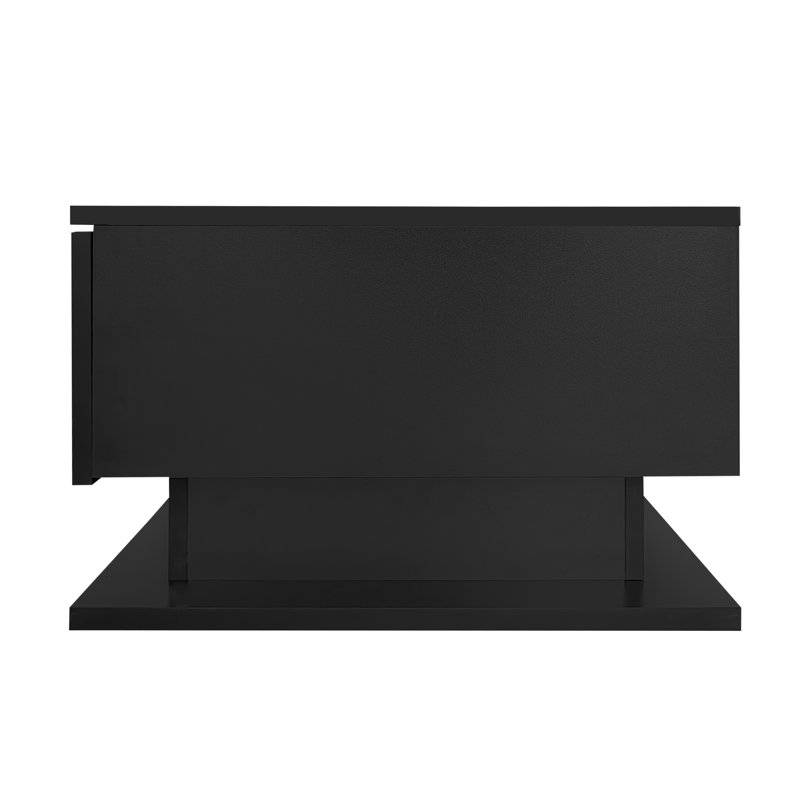 Danaysy Coffee Table with Storage, Black