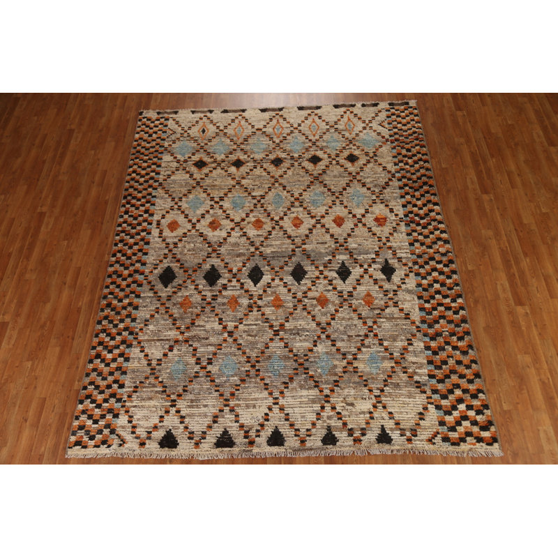 One-of-a-Kind 8'4'' X 10'2'' New Age Wool Area Rug in