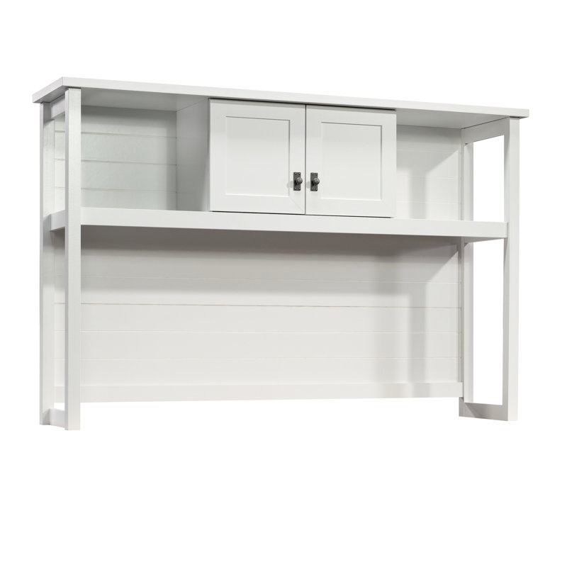 Doté d'une finition blanche et d'une apparence élégante, convient à de multiples réglages, offre un grand espace de rangement à partir des tablettes ouvertes à double porte, une utilisation quotidienne, de petites zones de taille compacte, une configuration simple en couleur avec un look à