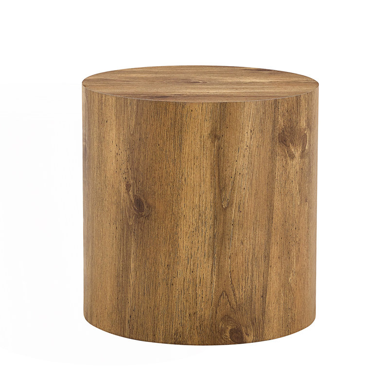 Small Cylindrical Coffee Table, Living Room Table