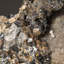 Calcite dorée sur la sphalérite