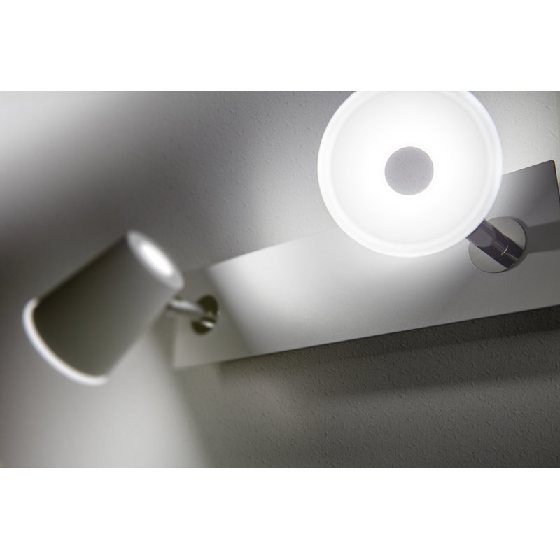 Nbad LED Semi Flush Mount, Matt White