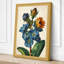 Blue Bloom Botanical - Wrapped Canvas-628385813-628385817