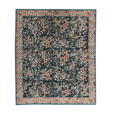 Hand-Knotted High-Quality Charcoal Area Rug