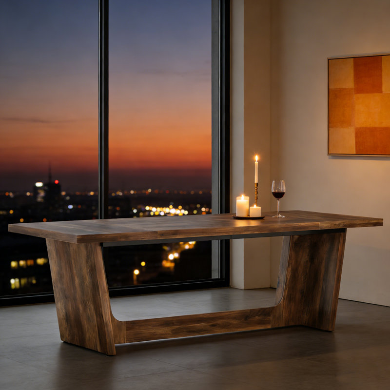 Table de travail 70,8 pouces, Brun
