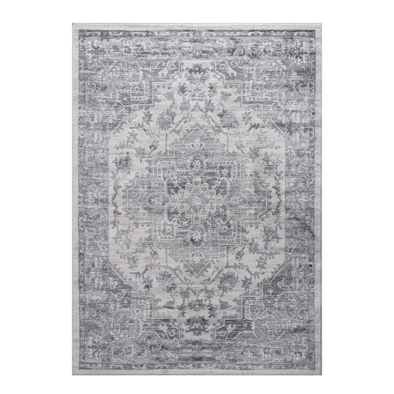 Tapis argenté - teinté, ne perd pas ses poils pour une chambre de bébé élégante, un dortoir, un bureau, une cuisine de salle à manger avec décoration