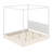 Wood LED Canopy Bed-1229836297