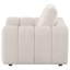 Fauteuil d'appoint rembourré ivoire Storie-980989722
