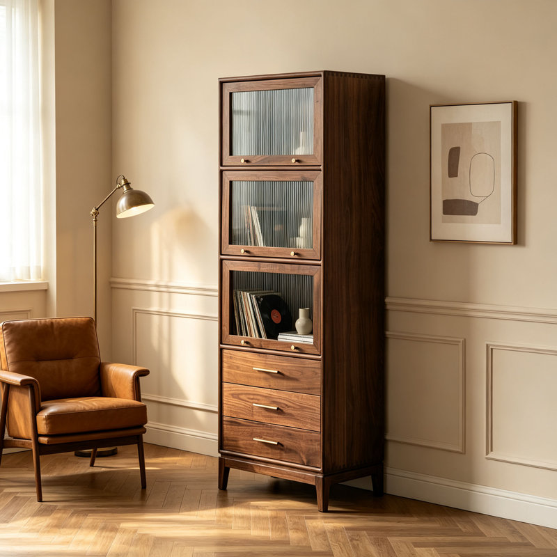 petite bibliothèque de style japonais