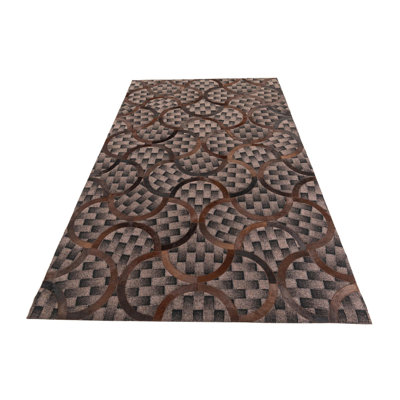 Tapis brun foncé Jaime