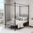 Tyler-Jay Metal Canopy Bed-696619118-696619104