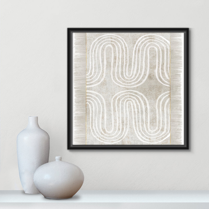 «Spired Floater Frame», reproduction d'art sur toile, H 17,5 po x l 17,5 po x P 2 po, Toile noire