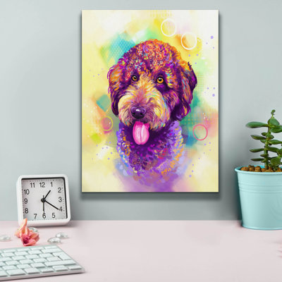 "Pop Art Goldendoodle 3" par Furbaby Affiliates