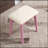 Wood Vanity and Stool Set-580827771