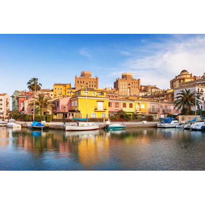 Port Saplaya Valencia Spain - Wrapped Canvas Print