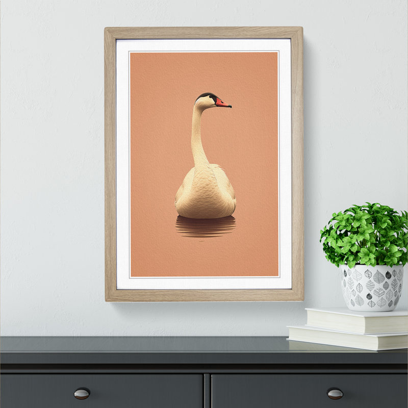 Goose Minimalism No.2 - Framed Print