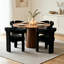 Ensemble de 2 chaises demi-tonneau Accent-2077496001