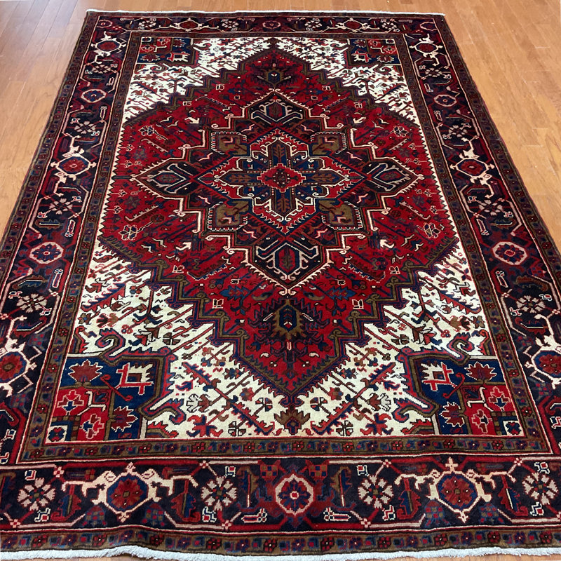 HERAT ORIENTAL Handmade Heriz Wool Rug