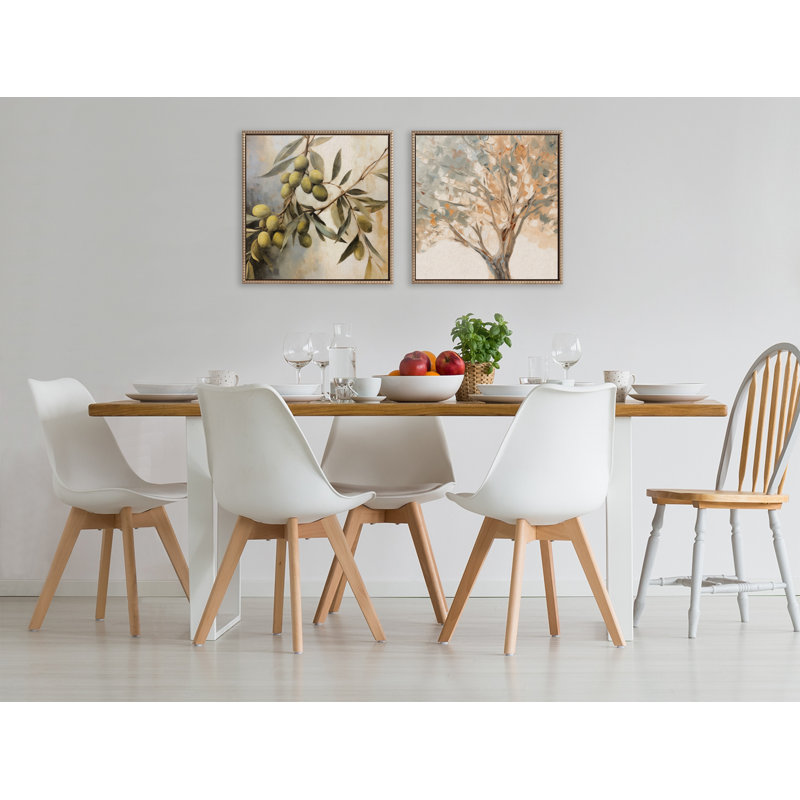 «Rustic Mediterranean Tree», art mural sur toile encadrée