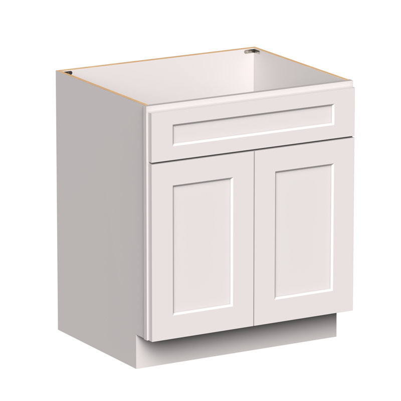 Armoire de base pour évier de cuisine prêt à assembler l 30 po x P 24 po x H 34,5 po Casainc