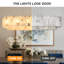 Lustre linéaire doré à 14 ampoules Radiant Gold - réglable en hauteur, prêt pour le plafond incliné