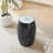Ruby12" Side Table -black