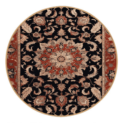 Machine Washable Persian Brown Area Rug