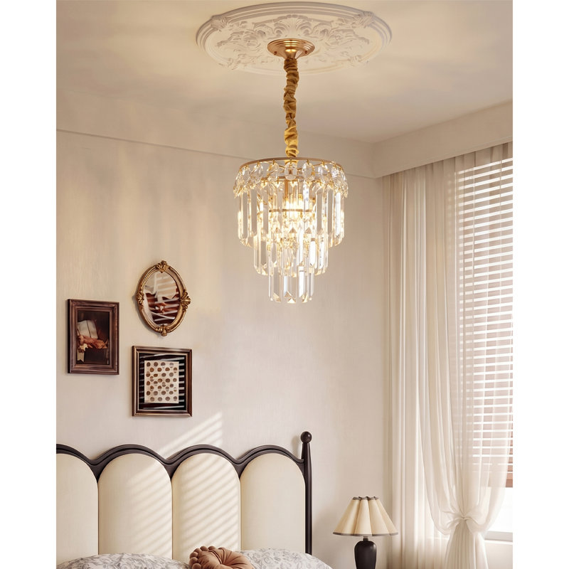 1 - Light Gold Chandelier Pendant