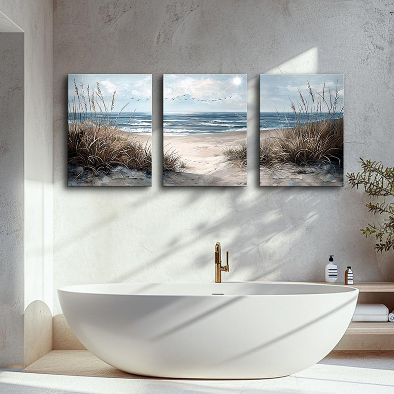 3 Piece Wrapped Canvas Print, 40 cm H x 30 cm W
