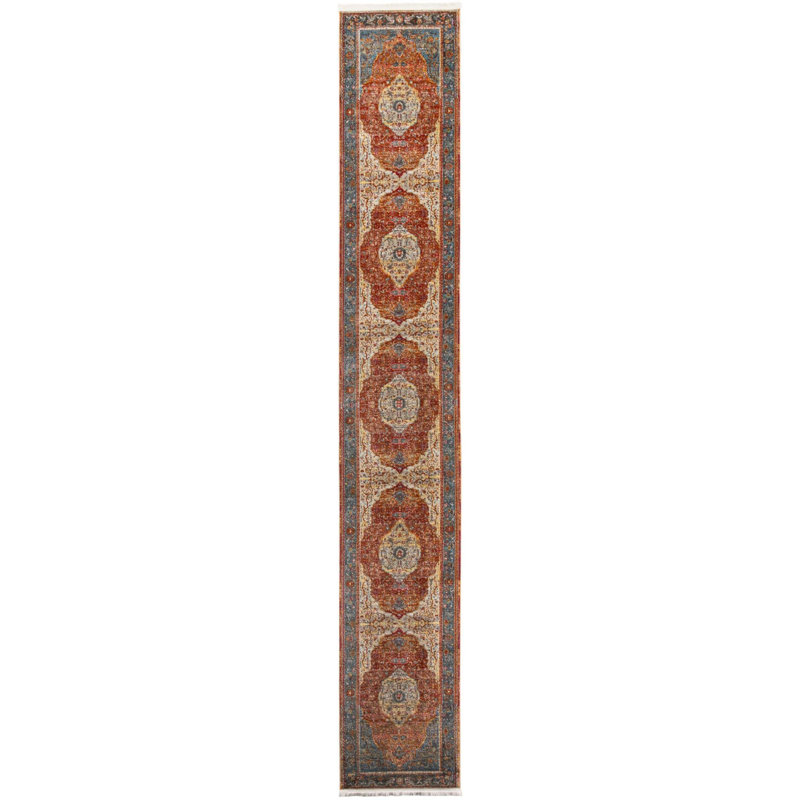 Majed Abstract Indoor Rug, Runner 2'7" x 16'5"