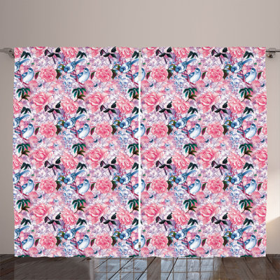 Semi Sheer Curtain Pair