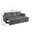 77'' Upholstered Sleeper Sofa-742096638