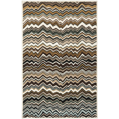 Tanner Hand Tufted Wool Abstract Rug