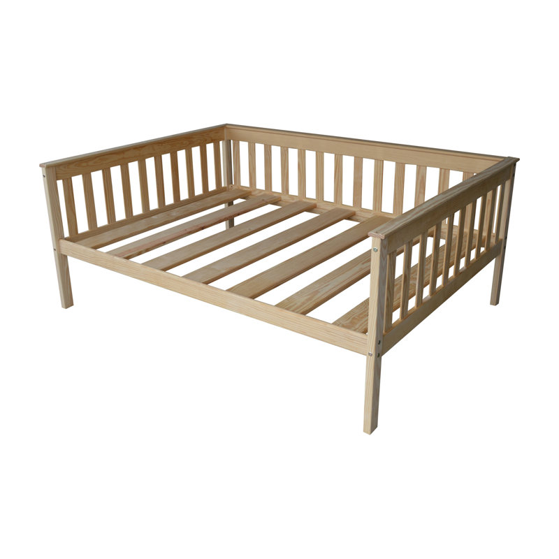 Sharo Solid Wood Daybed, Unfinished, Full