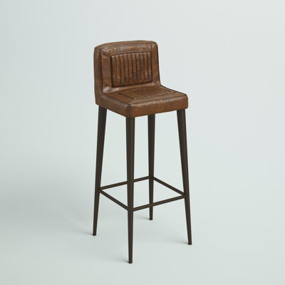 Maxwell Leather 32" Bar Stool