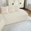 Canapé modulaire à compression avec méridienne confortable, canapé à compression irrégulière en forme de L avec siège profond, canapé-lit modulaire minimaliste pour salon, chambre, salon, ivoire-133386027
