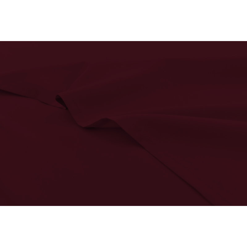  Ensemble de draps 1800 fils en rayonne de bambou, Aubergine, Ensemble de draps pour lit double + drap-housse + 