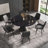 Round Stone Dining Table for Modern Living Room, Home-685046075-685046074