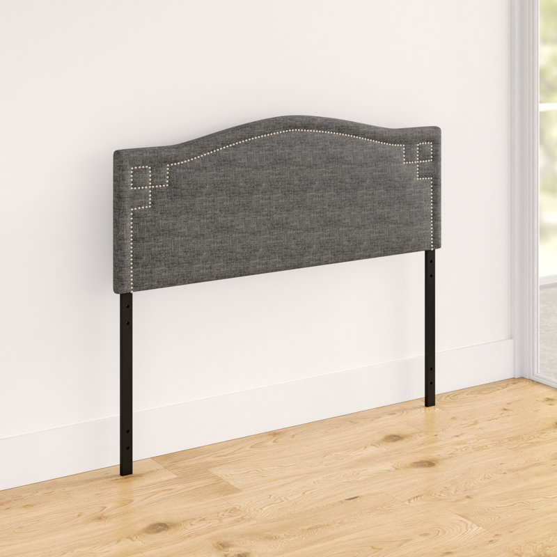 Mikalyn Upholstered Headboard, Dark Gray, Queen