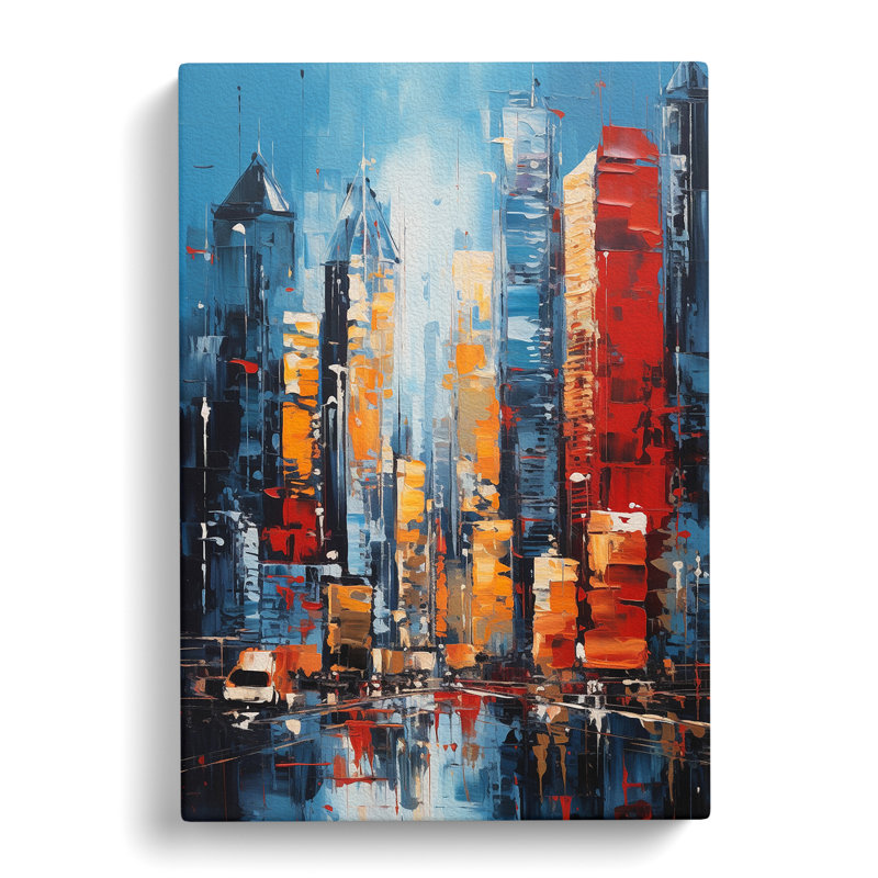 Skyline Expressionism - Print, 50cm H x 35cm W x 3cm D