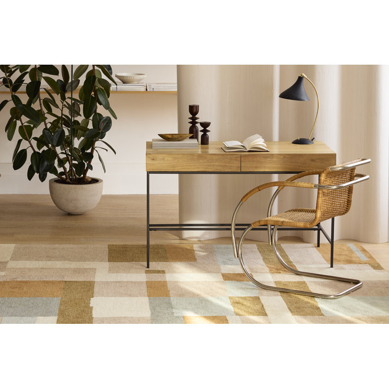 Hand Tufted Wool Marisol Indoor Area Rug, Rectangle 5' x 8'