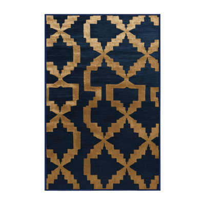 Machine Washable Trellis Gray Area Rug