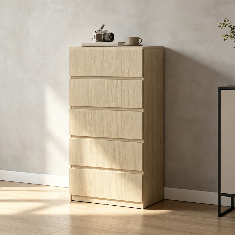 55 cm W Chest of 5 Drawers