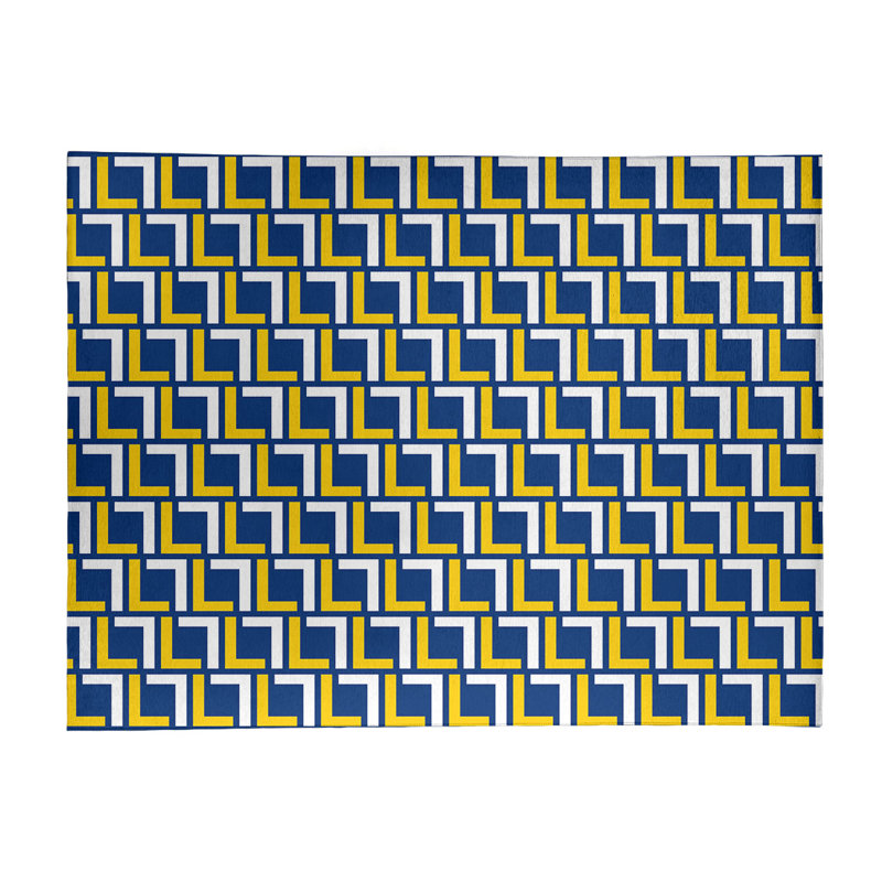 Geometric Indoor Rug, Rectangle 8' x 10'