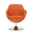 Fauteuil pivotant rembourré en métal Caisson-21419355