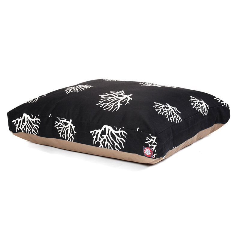 Coussin majestueux pour animal de compagnie Majestic, Moyen (l 29 po x P 36 po x H 4 po), Noir