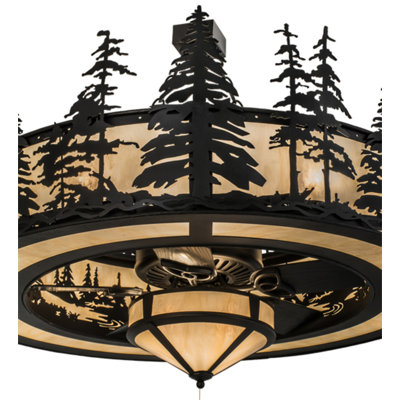 Tall Pines Downrod Ceiling Fan