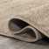 Asami Solid Low-Pile Beige Rug