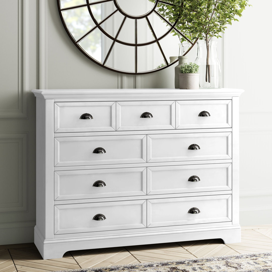 Huey 58'' W 9 - Drawer Dresser Greyleigh™ Color: White
